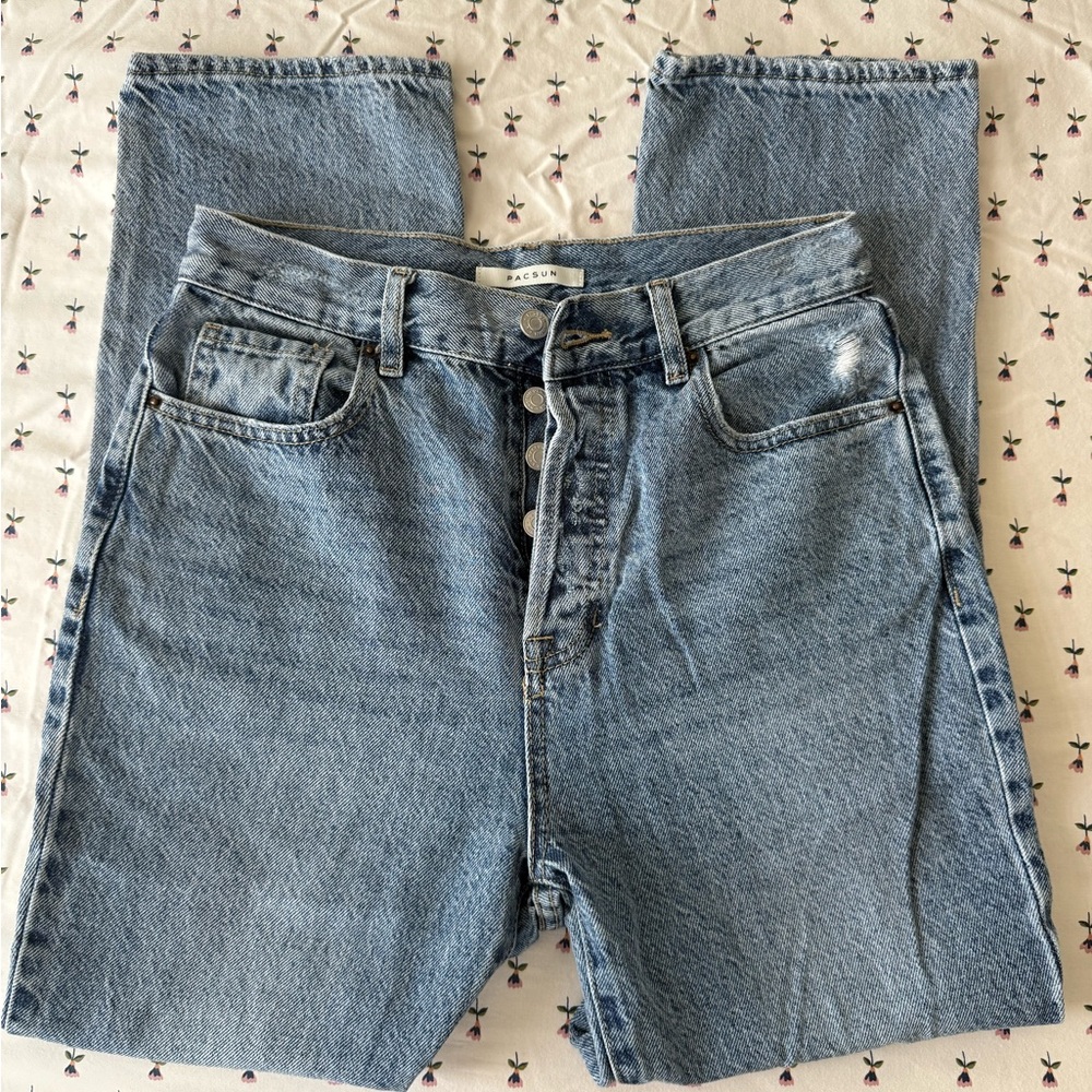 PACSUN High Rise Straight Jeans in size 27